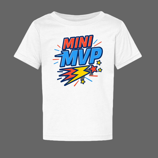 Mini MVP | Toddler Boy Sports Graphic Tee | Summer Shirt 2T–4T